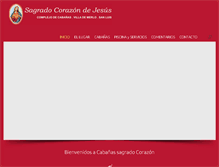 Tablet Screenshot of cabanias-sagcorazon.com.ar